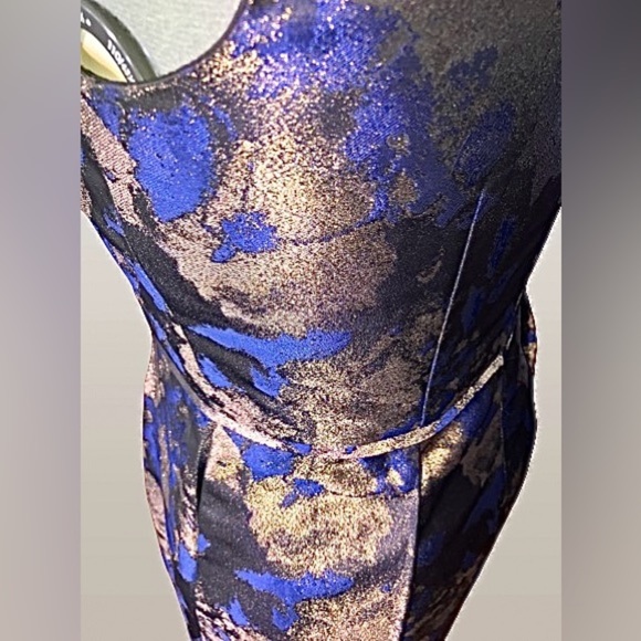 Donna Ricco “brocade” dress, size 10 - Picture 3 of 7